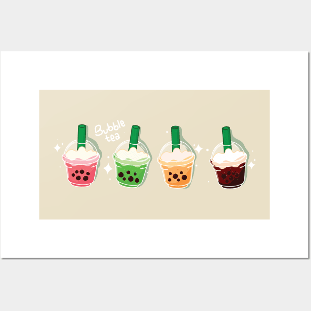 Bubble Tea Wall Art by Snap Sebbata